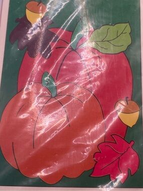 In The Wind HARVEST Applique
Decorative Nylon Flag 28" X 40"-New In Package